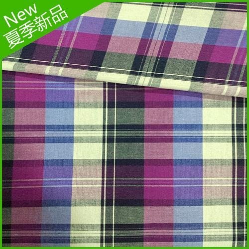 Cotton polyester yarn dyed fabric
