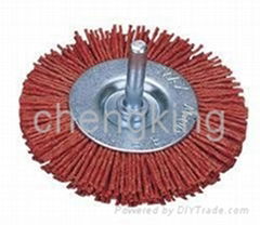 abrasive nylon brush