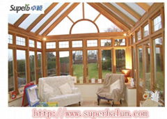 Aluminium-wood composite skylight series 