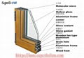 Aluminium clad Wood Window