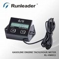 RL-HM011 Digital LCD Inductive Tachometer Hour Meter Used For Gasoline Engine 3
