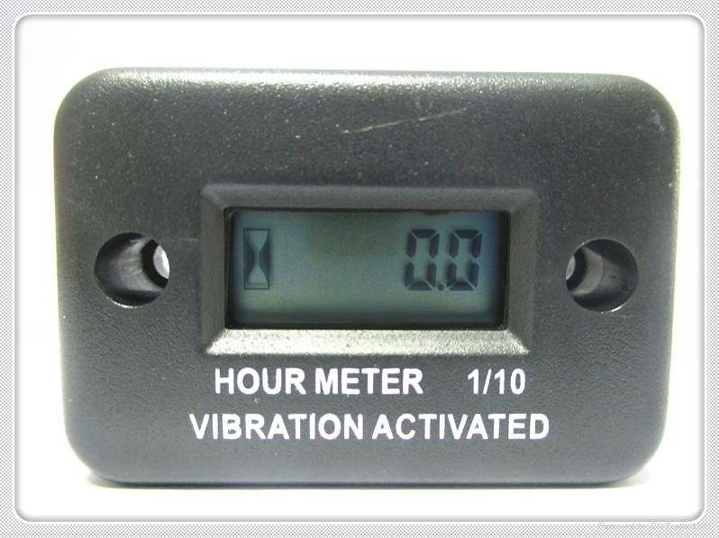 LCD Wireless Vibration Hour Meter for mower aerator ast tralier turf seeders