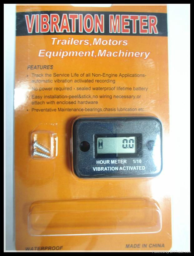 LCD Wireless Vibration Hour Meter for mower aerator ast tralier turf seeders 2