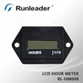 RL-HM008 Digital LCD Hour Meter For Diesel Engine, Waterproof AC / DC Powered Ho