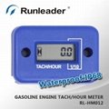 Digital Hour meter tachometer tach digital hour meter for 2 or 4 stroke gasoline 4