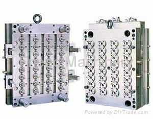 Injection mold and blowing mold 4