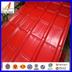 Corrugated galvanized roofing steel sheet