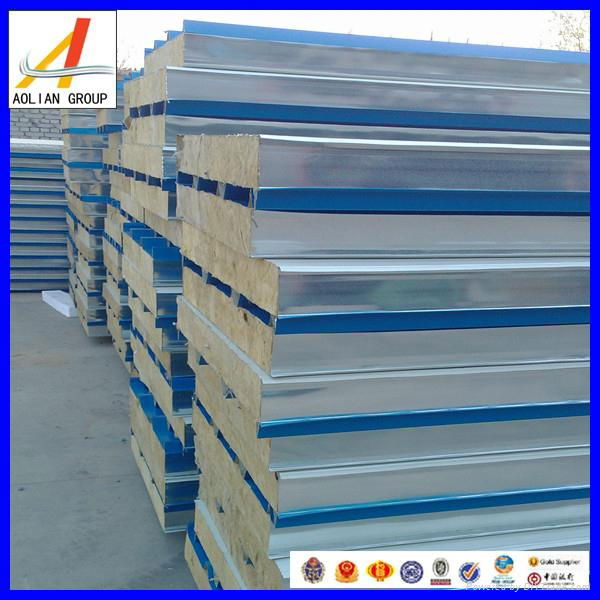 Construction Rock Wool Sandwich Panel Flat Pack China Prefabricated Homes 2