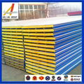 Color steel fiberglass wool sandwich