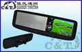 car rearview mirror with GPS