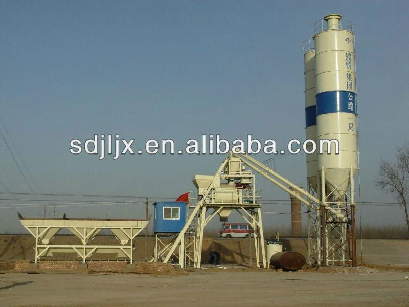 25m3/h mini concrete batching plant 1