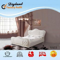 modern white princess bed (Y033)