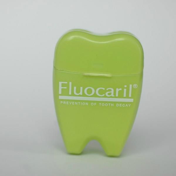 15m mint flavor tooth shape dental floss in opp bags