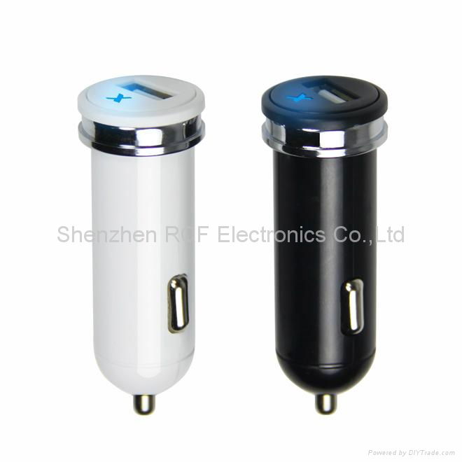 Colorful 1A USB Car Charger For Smart Phones 2