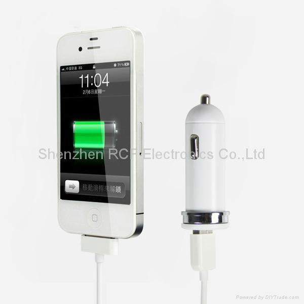 Colorful 1A USB Car Charger For Smart Phones 4