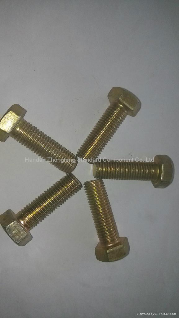 Gr4.8 Zinc Plated Hex Head Bolt 3