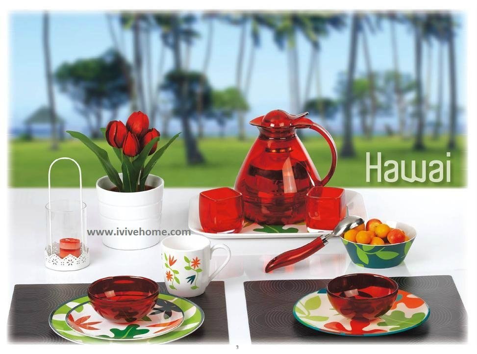 Melamine Hand Design Plate Bowl Tray dinnerware set tableware 4