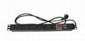 19" Rack Power Supply Lightning Protection PDU Socket 1