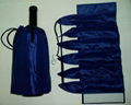 2014 promotional drawstring wine bottle cooler 1