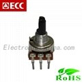  vertical Terminal Rotary Potentiometer for electric fan