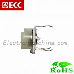 Three Terminal Semi-Fixed Potentiometer for Microwave Oven