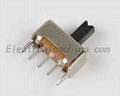 Right Angle Mini 2 Tap Position 3pin Slide Switch used for cellphone