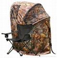 Ground Camouflage Hunting Chair Blind 1