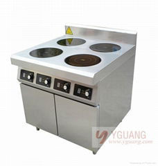 restaurant four burner indcution cooker 