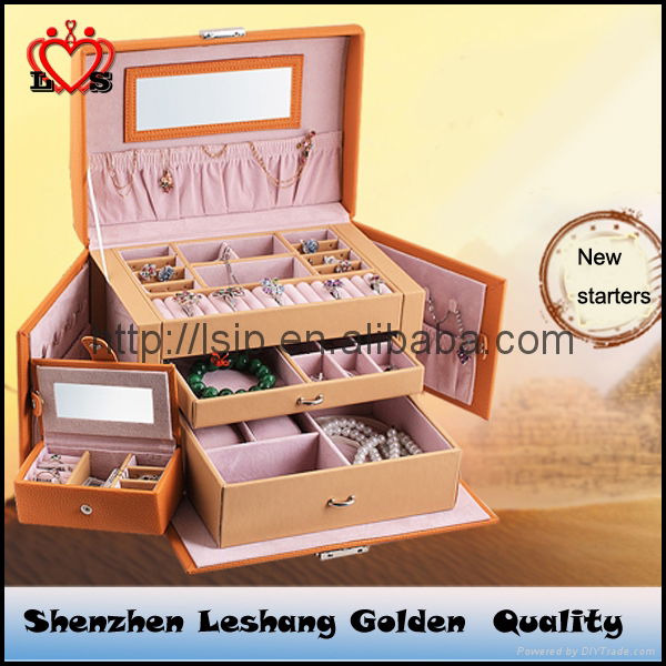 New Leather Jewellery Box Manufacturer and Velvet Jewelry Box