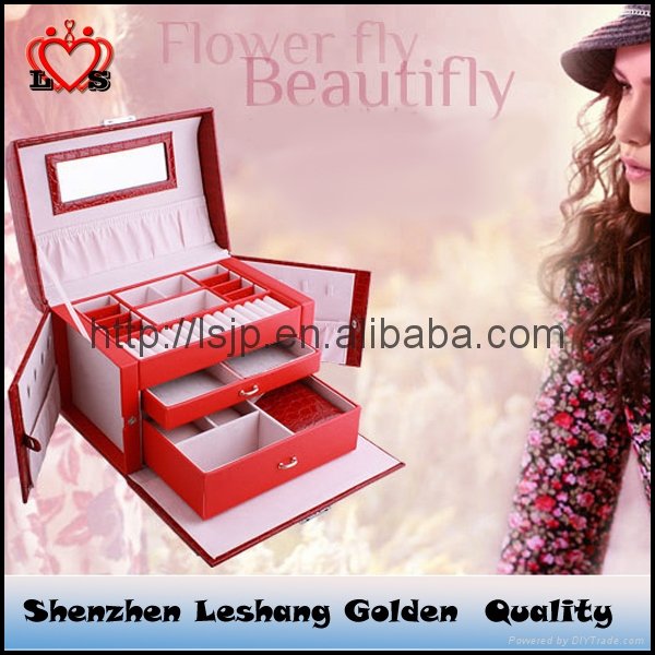 New Leather Jewellery Box Manufacturer and Velvet Jewelry Box 3