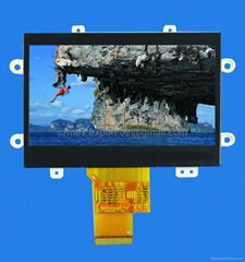 4.3'' TFT LCD panel with plastic frame