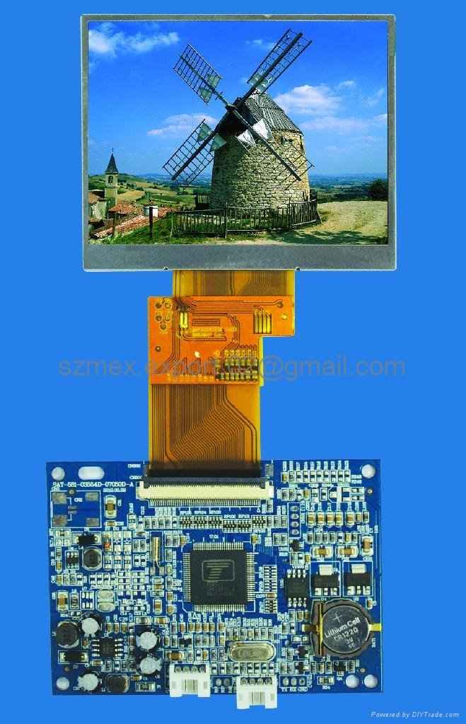 3.5'' lcd module with memory 
