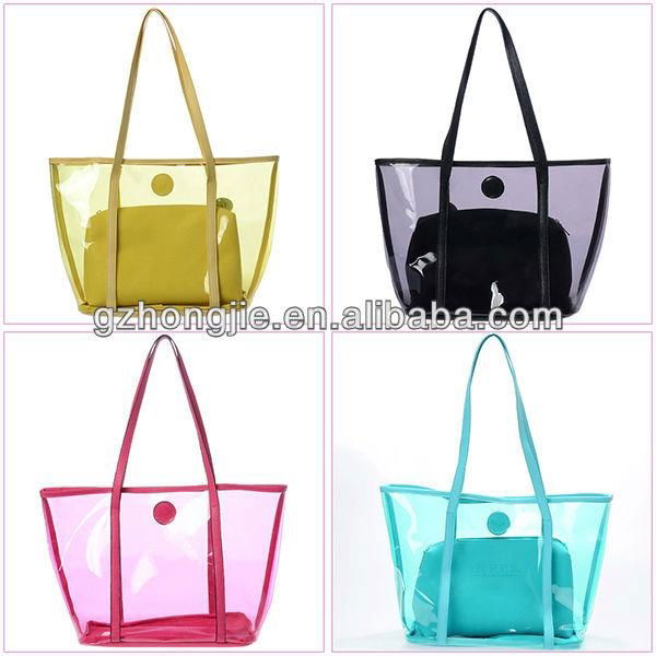 Fashion colorful ladies beach bag 2