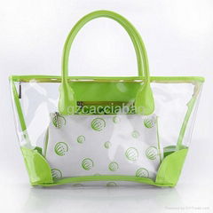 Fashionable clear beach bags