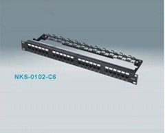 24 Port RJ45 CAT6 UTP Patch Panel (NKS-0102-C6)