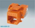 Cat5e UTP Keystone Jack (NKS-0205-C5e)