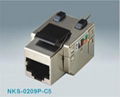 Cat5e FTP RJ45 Keystone Jack (NKS-0209P-C5e) 1