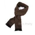 Man's Concise Plaid Tribal Scarf Rustic Soft Shawls 