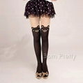 Fashion Ultrathin Cute Bear Printing Pantyhose Stockings Two Colors Tight Leggin