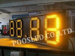 led gas price for gas station