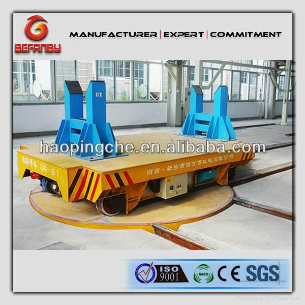 Material Handling Transfer Cart in Heavy Industry 4