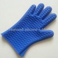 Hot selling silicone glove with five fingers 1