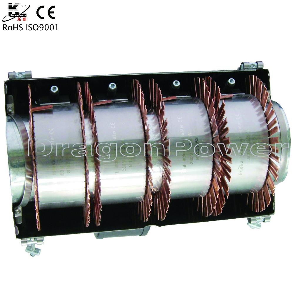 Air Cooling Ceramic Heater With Copper Fins