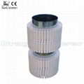 Air cooling ceramic heater with ceramic cooling fins 4