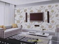 Modern Design pvc Wallpaper/wallcovering 