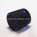 S08 Beautiful flash led light bluetooth speaker with FM radio 2