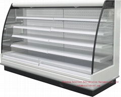 refrigerated multideck display cabinet usd in supermarket