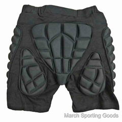 Shock Absorbed Hip Thigh Pads Crash Impact Padded Shorts Pants Skating Skiing 