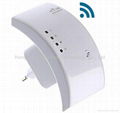 Wireless-N Wifi Repeater 802.11N/B/G Network Router Range Expander 300M 2dBi Ant 1