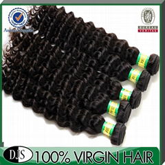 Tangle Free Virgin Unprocessed Brazilian Human Deep Wave Hair 